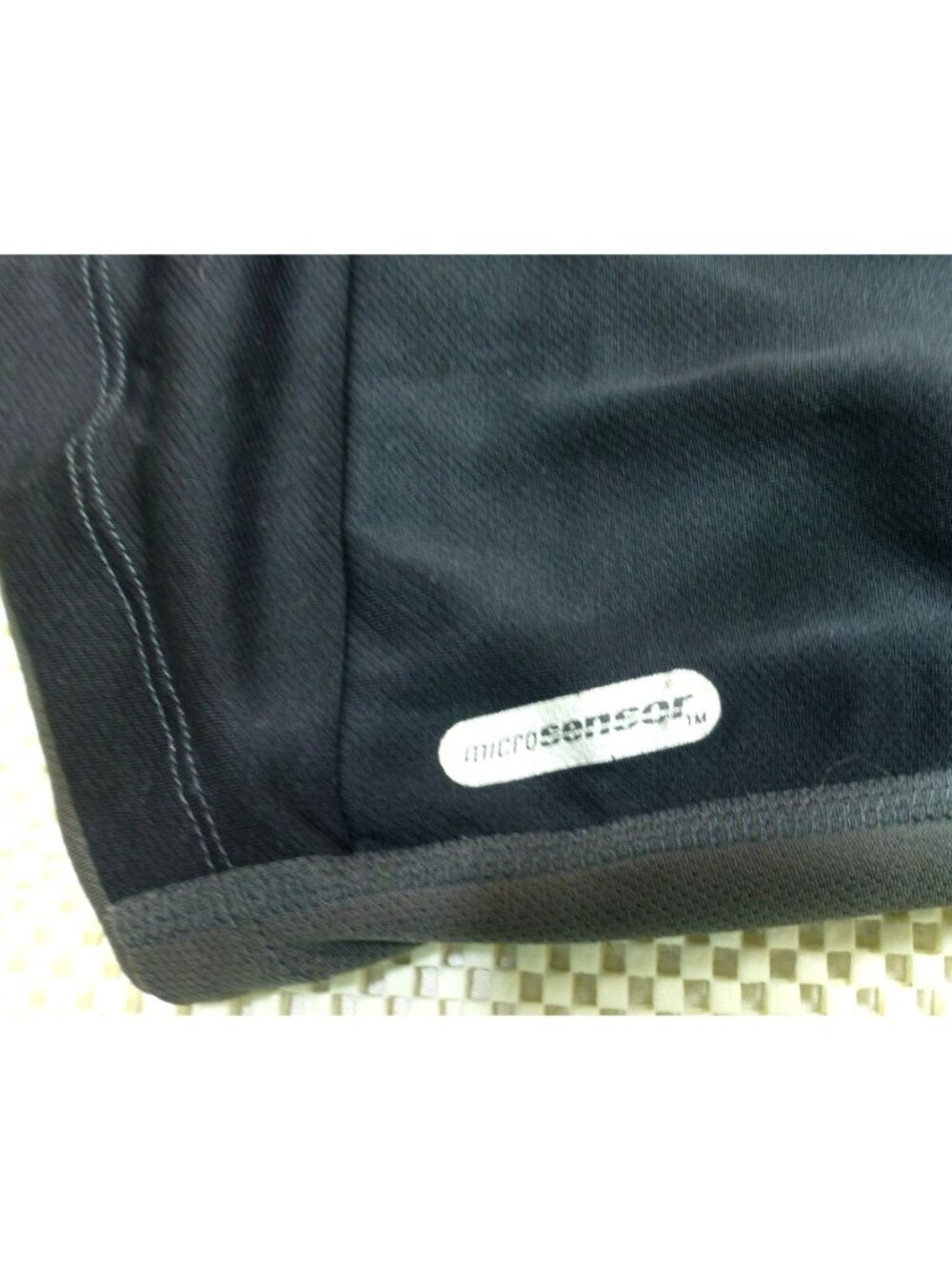 Pearl Izumi Cycling Jersey Black/Gray/White Large Short Sleeve 1/4 Zip Reflectiv - Picture 10 of 13